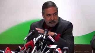AICC Press Conference addressed by Anand Sharma | 03 February, 2015
