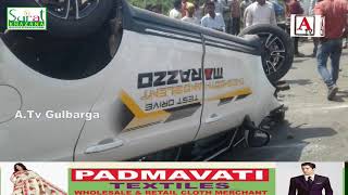 Gulbarga Mahindra Showroom Ki Test Drive Car Marazzo Ulthne Ka Hadsa A.Tv News 14-10-2018