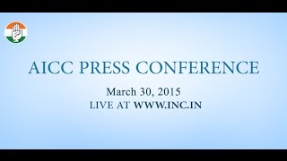 Live: AICC Press Conference on 30-Mar-2015