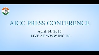 Live: AICC Press Conference on 14-April-2015