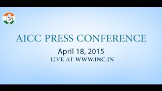Live: AICC Press Conference on 18-April-2015