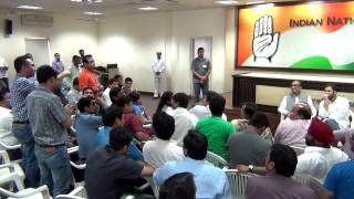 Congress VP Rahul Gandhi Meeting With Home Buyers