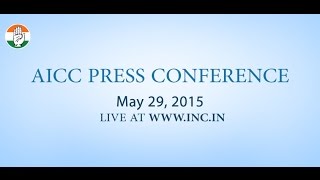 Live: AICC Press Conference on 29-May-2015