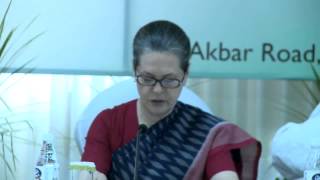 Today we meet to formulate common position in key areas: Smt. Sonia Gandhi