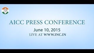 Live: AICC Press Conference on 10-June-2015