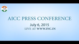 Live: AICC Press Conference on 6-July-2015