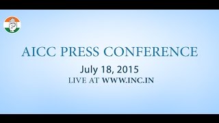 Live: AICC Press Conference on 18-July-2015
