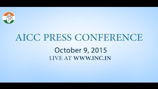 Live: AICC Press Conference | 9 October, 2015