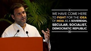 We have come together to defend our freedom and our rights : Rahul Gandhi