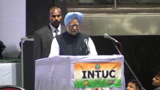 Former PM Dr. Manmohan Singh speech at the 31st Plenary Session of INTUC, at Talkatora Stadium