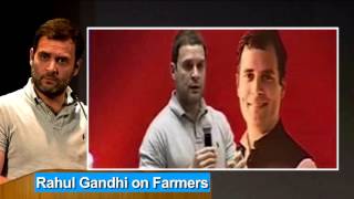 Congress VP Rahul Gandhi on Farmers