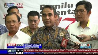Partai Koalisi Prabowo-Sandi Datangi Kantor KPU
