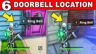 ALL 6 LOCATIONS - RING THE DOORBELL OF A HOUSE With an opponents Inside in DIFFERENT MATCHES