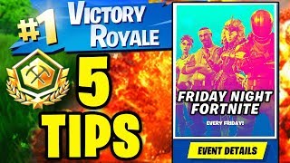 5 Tips to Win Friday Fortnite Tournament (Squads) Competition Matches in Fortnite Battle Royale