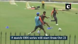 India vs Windies- Team India sweat it out ahead of match
