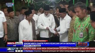 Jokowi Minta Para Santri Mampu Bersaing dengan Negara Lain