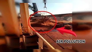 Video Shows Air Pollution Due To Bauxite Handling At MPT, Residents Worried