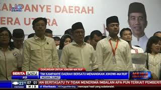 TKD Jokowi-Ma'ruf Sumatera Utara Resmi Dilantik