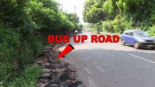 Bambolim - St.Cruz Road Dug Up, Panchayt Has No Clue About The Work