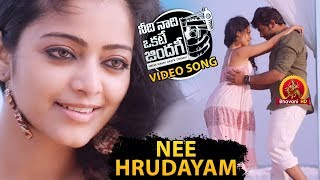 Needi Naadi Okate Zindagi Full Video Songs - Nee Hrudayam Full Video Song - Janani Iyer, Rameez Raja