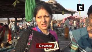 Devotees take holy dip in Triveni Sangam on Sharad Purnima