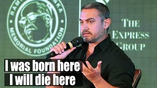 Aamir Khan's statement on Leaving India