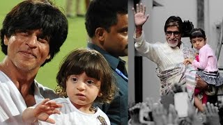 Amitabh Bachchan's reaction When Shahrukh commented on Aaradhya & Abram