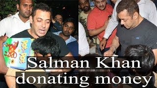 Salman Khan spotted with Street Kids