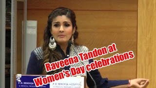 Raveena Tandon at Women's Day celebrations