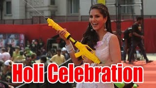 Holi Celebration with Baby Doll Sunny Leone