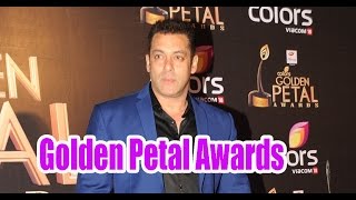 Salman Khan Arrives On The Red Carpet of Golden Petal Awards 2016