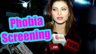 Urvashi Rautela's Interview At The Screening Of Movie Phobia