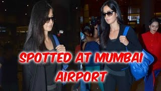 Katrina Kaif Spotted At Mumbai Airport