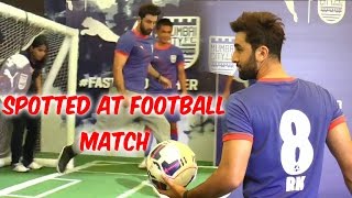 Ranveer Kapoor Spotted At Football Match