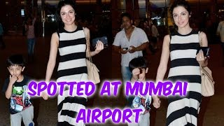 Divya Khosla Kumar Spotted At Mumbai Airport