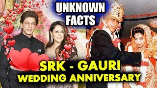 Shahrukh & Gauri Wedding Anniversary Special | Lesser Known Facts