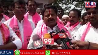 QUTHBULLAPUR TRS CANDIDATE VIVEKANANDA ELECTION CAMPAIGN AT D POCHAMPALLY