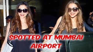 Deepika Padukone Spotted At Mumbai Airport Returning From Shooting XXX Movie