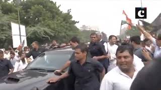 Rahul Gandhi detained during protest at CBI headquarters