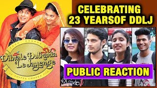 Dilwale Dulhaniya Le Jayenge Completes 23 Years | PUBLIC REACTION | Shahrukh Khan, Kajol