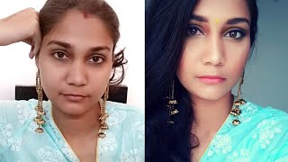 Blue Heaven New Makeup Try on | Festive Makeup step by step using Affordable products under rs. 300