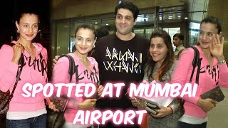 Ameesha Patel Spotted At Mumbai Airport