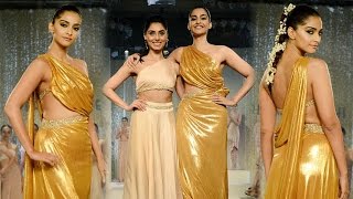 Sonam Kapoor Show Stopper For Pernia Qureshi Frist Standalone Fashion Show