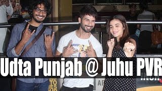 Udta Punjab team visit fans at Juhu PVR