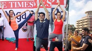 World Yoga Day Celebrations | Arbaaz Khan, Tara Sharma