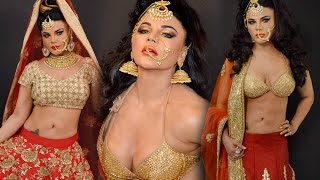 Rakhi Sawant Hot Photoshoot in Bridal Wear