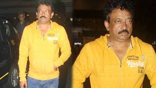 Filmmaker Ram Gopal Varma Spotted At Airport