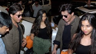 Spotted: Shah Rukh Khan & Suhana Khan flying to the Europe