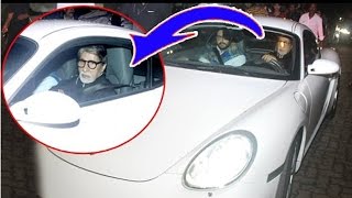 Spotted: Amitabh Bachchan driving sports car Porsche 911