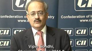 Vipin Sondhi, Chairman,Excon 2011 and MD & CEO,JCB India Ltd